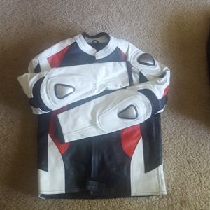 Leather Biker motorcycle  Suit